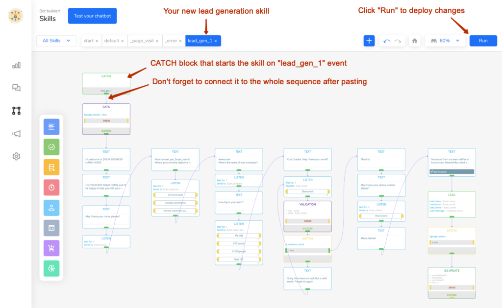 to run multiple generation chatbot campaigns with Facebook Ads Activechat.ai